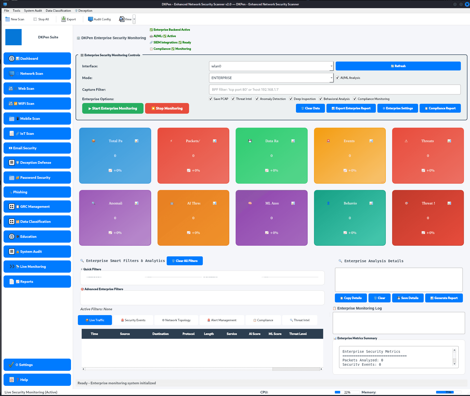 Live Security Monitoring