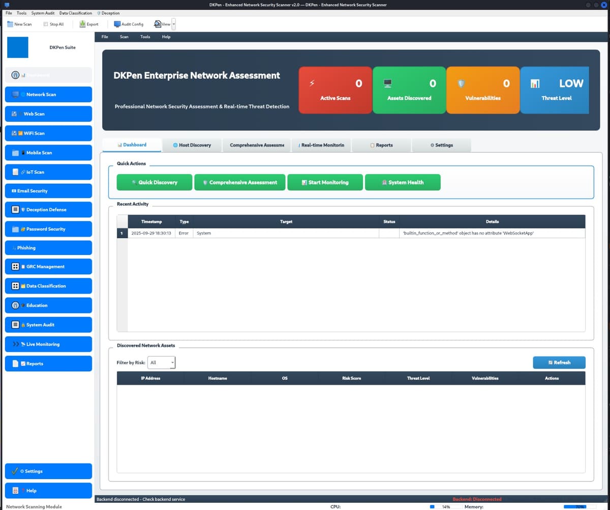 Network Security Scanner