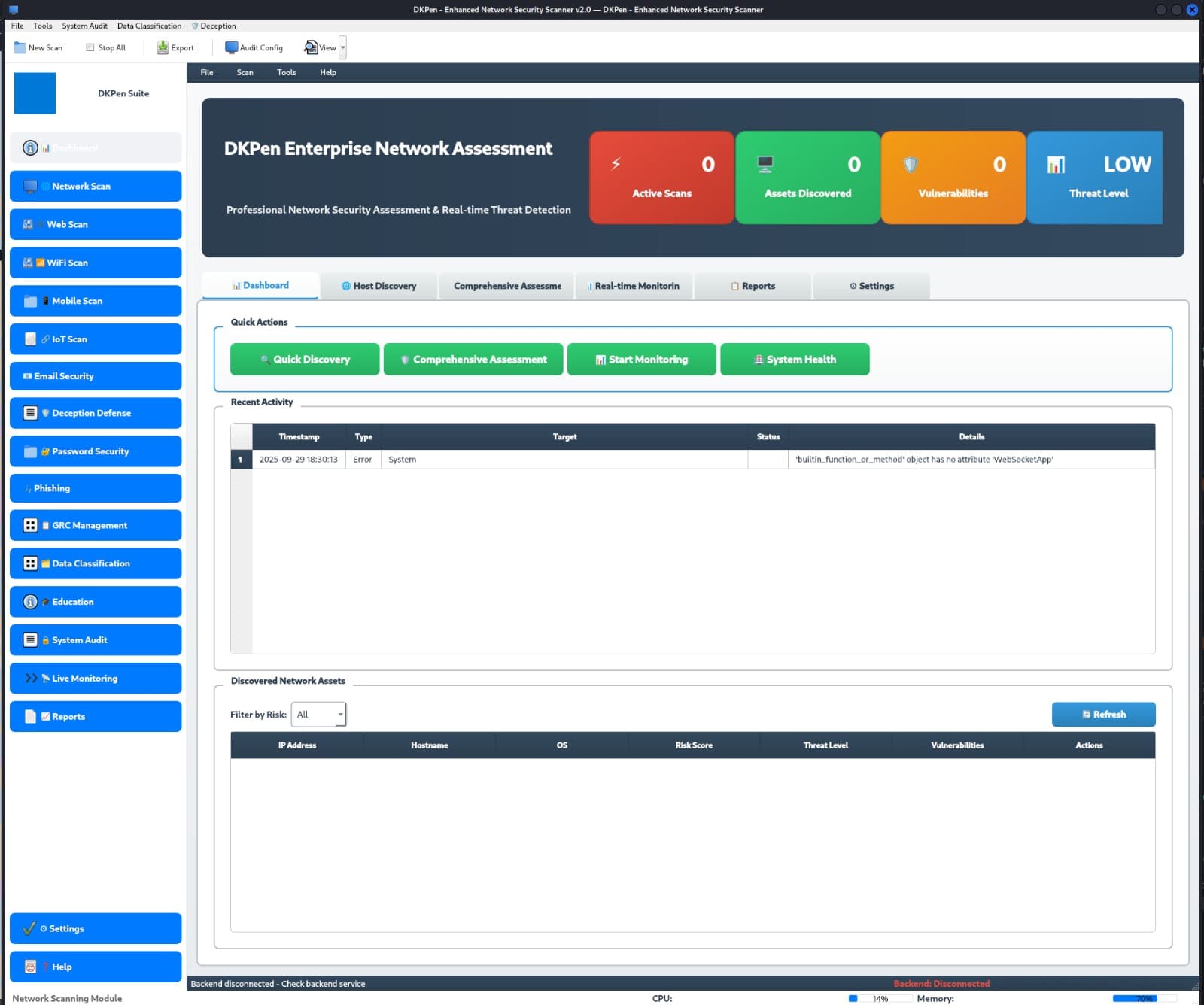 Network Security Scanner