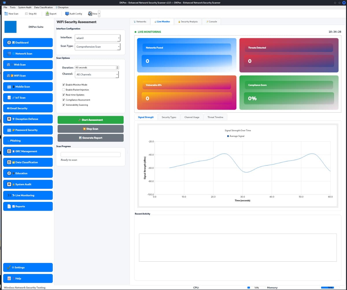 WiFi Security Assessment Platform